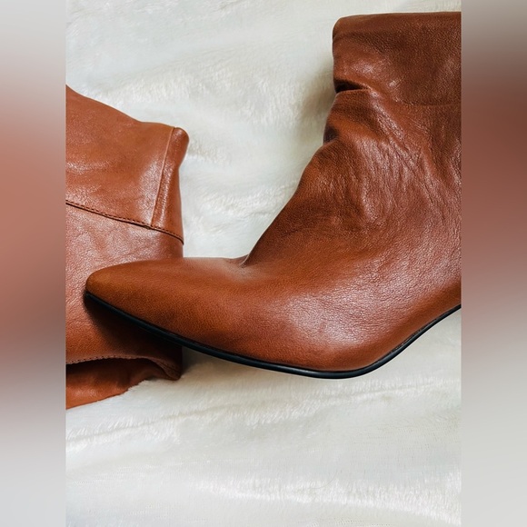 Vagabond Tall Leather Boots Pointed Toe High Heel Brown Size 11 / 41 - Picture 8 of 16